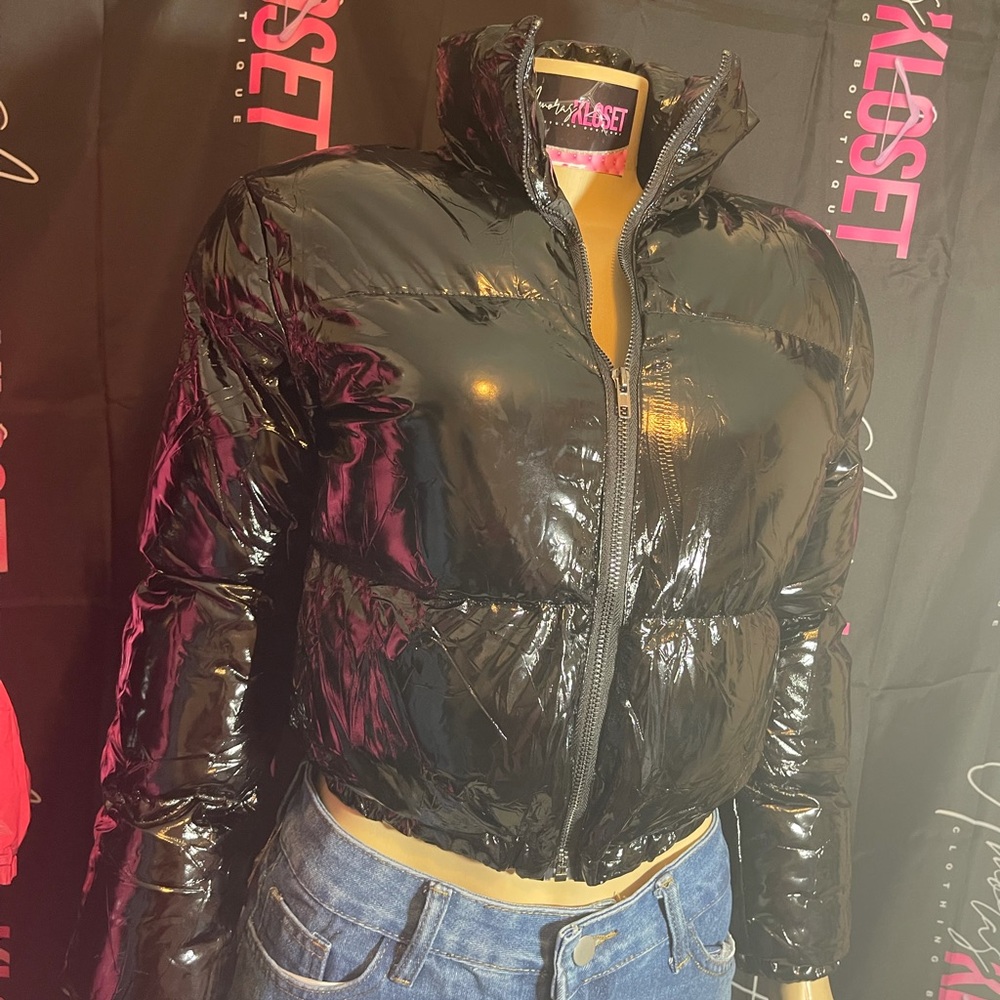 Black bubble jacket
